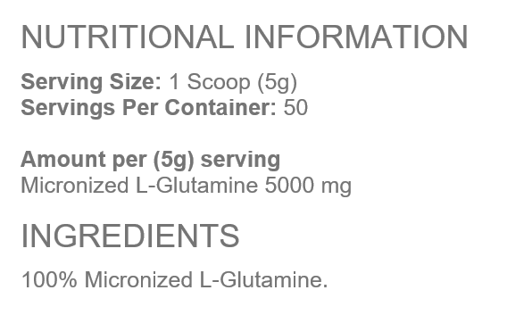 Glutamine - 250 gr