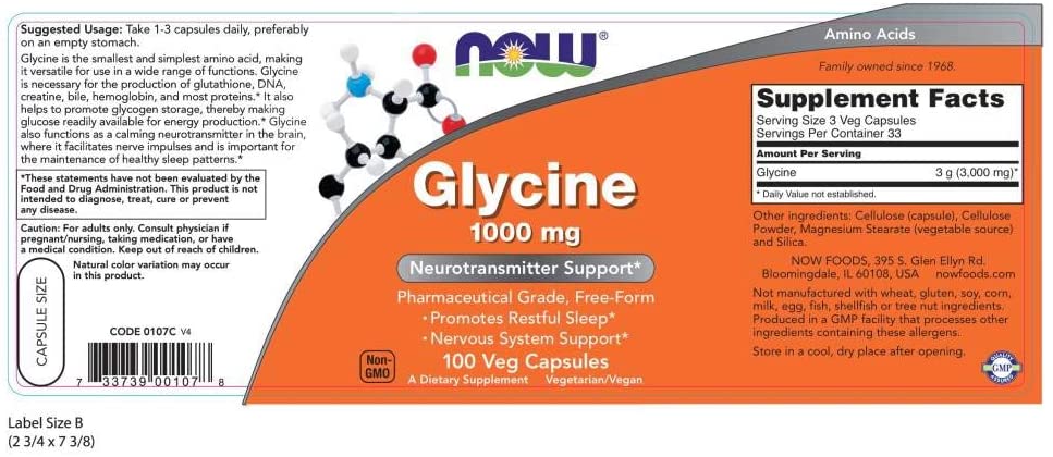 Glycin 100 Kapseln-1000mg